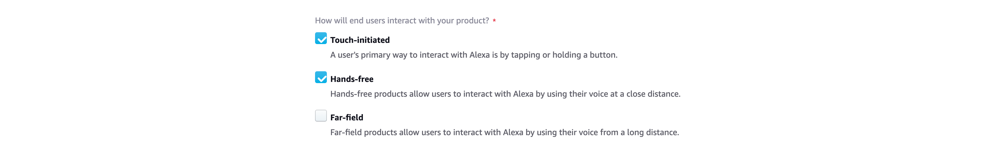 Alexa Product Interact
